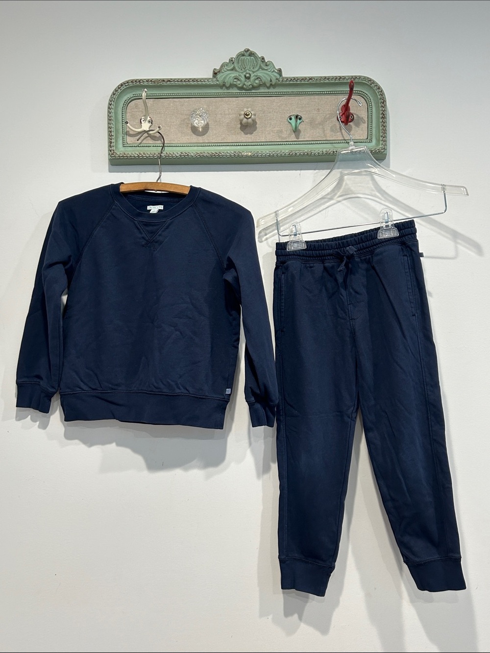 Crewcuts kids small 6-7 Navy blue boys Sweatshirt & Jogger pants play Set